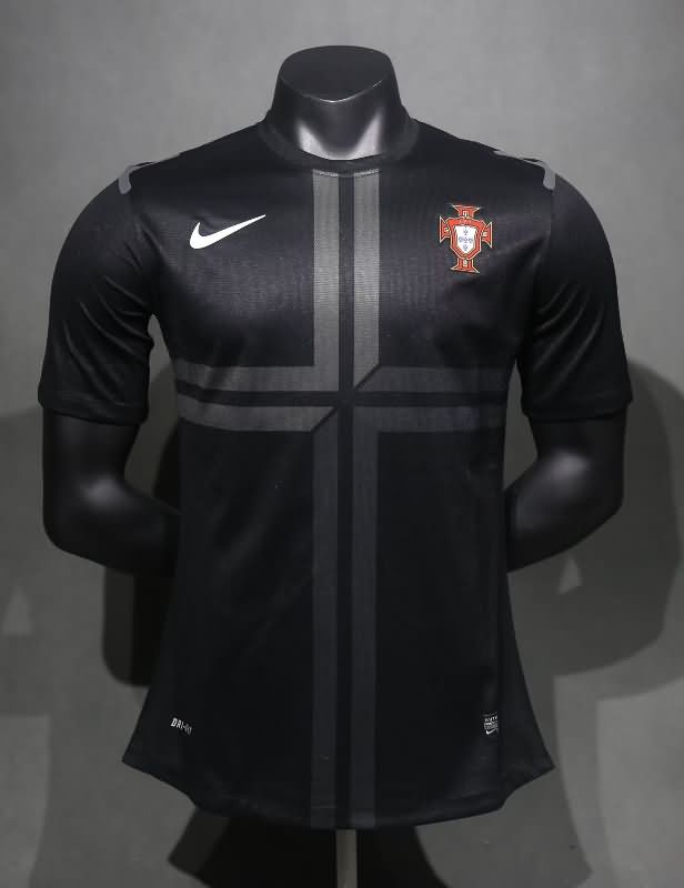 Thailand Quality(AAA) 2013 Portugal Away Retro Soccer Jersey (Player)