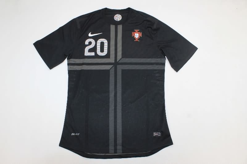Thailand Quality(AAA) 2013 Portugal Away Retro Soccer Jersey (Player)