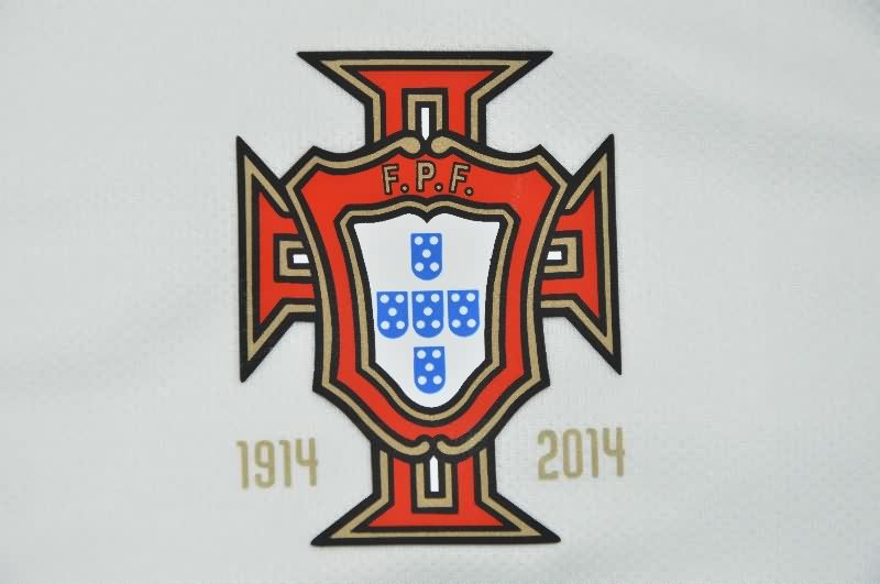 Thailand Quality(AAA) 2014 Portugal Away Retro Soccer Jersey (Player)