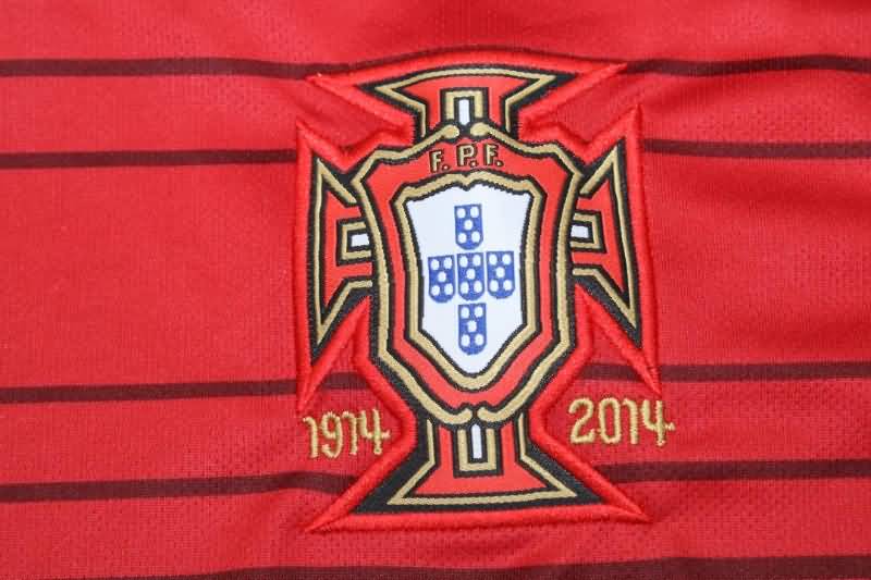 Thailand Quality(AAA) 2014 Portugal Retro Home Soccer Jersey