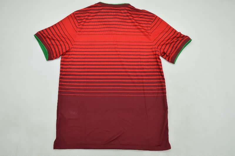 Thailand Quality(AAA) 2014 Portugal Home Retro Soccer Jersey (Player)
