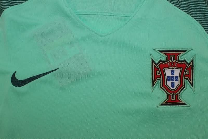 Thailand Quality(AAA) 2016 Portugal Away Retro Soccer Jersey