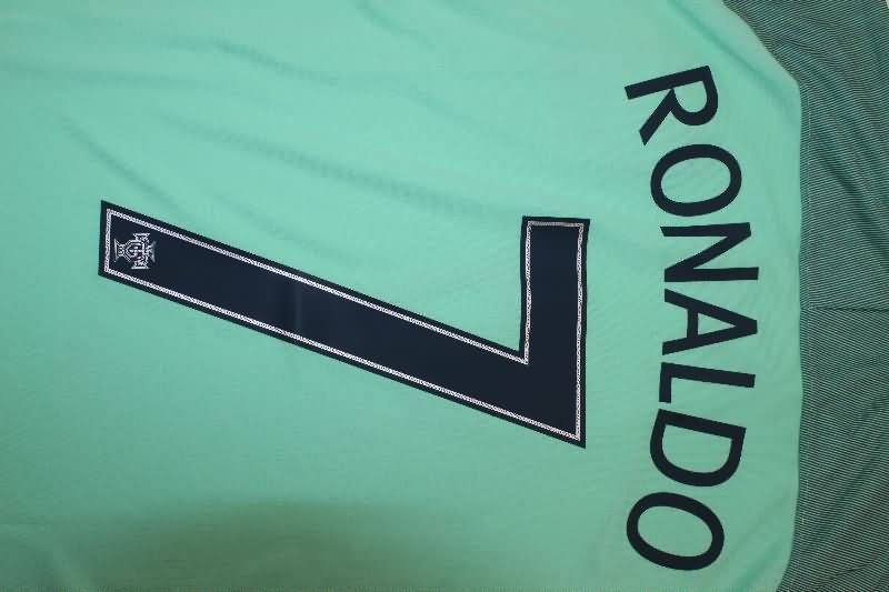 Thailand Quality(AAA) 2016 Portugal Away Retro Soccer Jersey