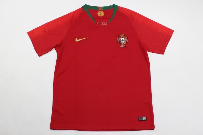 Thailand Quality(AAA) 2018 Portugal Home Retro Soccer Jersey