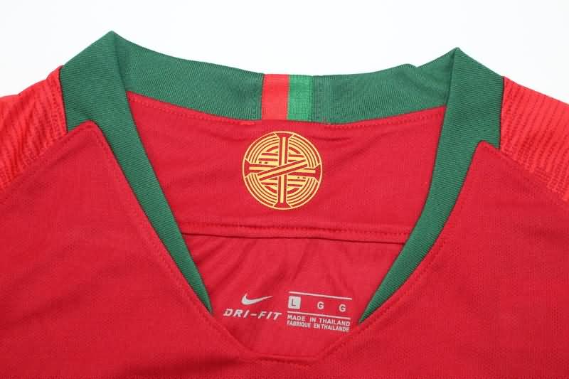 Thailand Quality(AAA) 2018 Portugal Home Retro Soccer Jersey