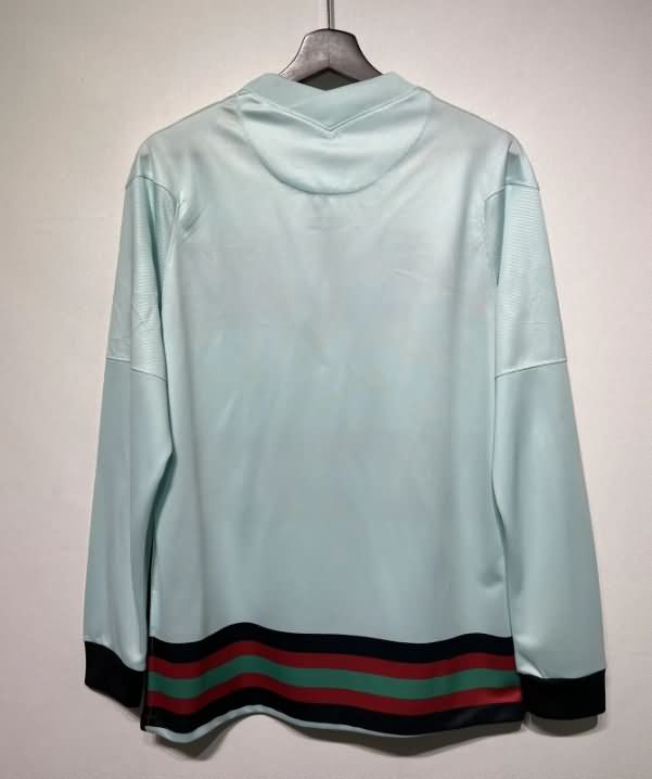 Thailand Quality(AAA) 2020 Portugal Away Long Sleeve Retro Soccer Jersey