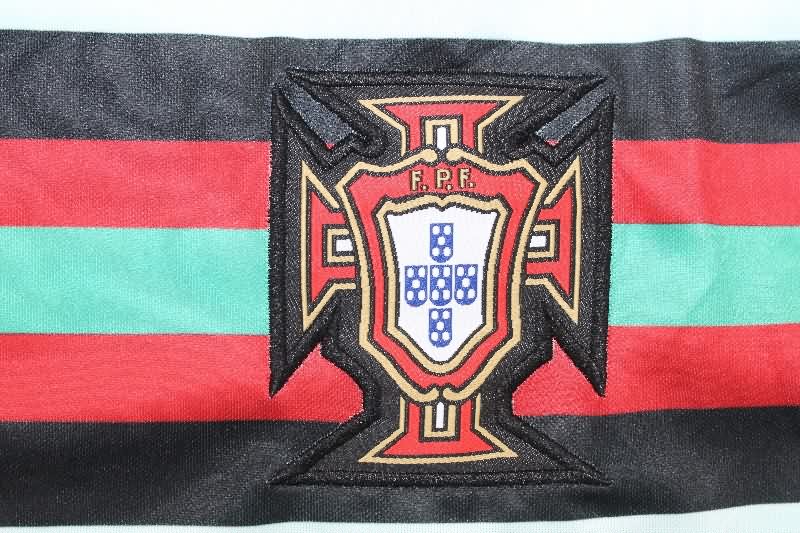 Thailand Quality(AAA) 2020 Portugal Away Long Sleeve Retro Soccer Jersey