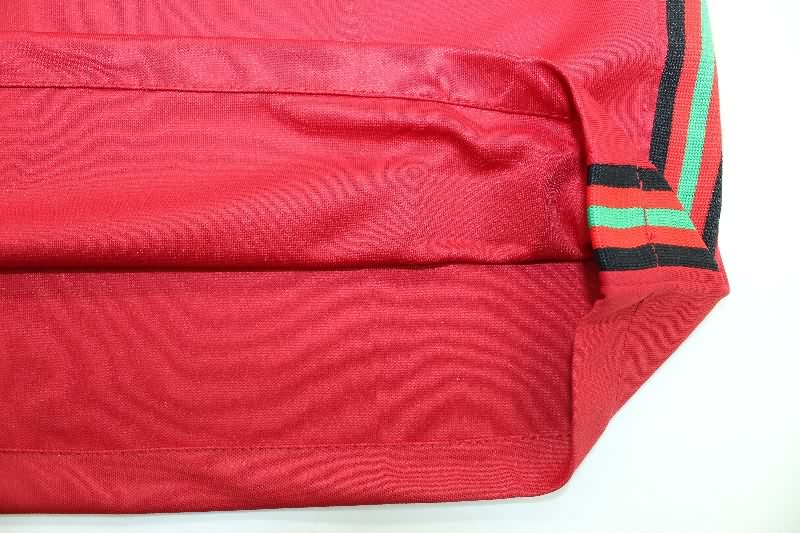 Thailand Quality(AAA) 2020 Portugal Home Long Sleeve Retro Soccer Jersey