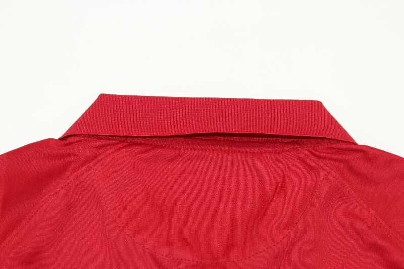 Thailand Quality(AAA) 2020 Portugal Home Long Sleeve Retro Soccer Jersey
