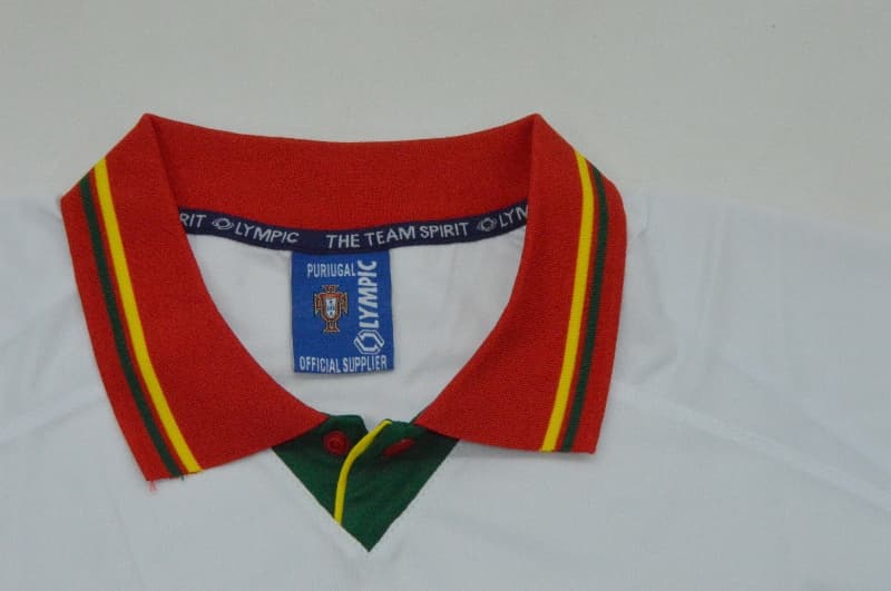 Thailand Quality(AAA) 1995/96 Portugal Away Retro Soccer Jersey