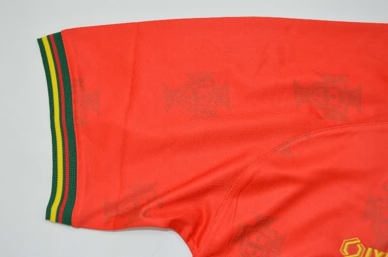 Thailand Quality(AAA) 1995/96 Portugal Home Retro Soccer Jersey
