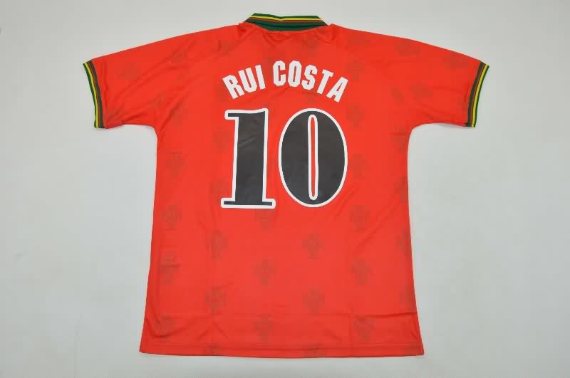 Thailand Quality(AAA) 1995/96 Portugal Home Retro Soccer Jersey
