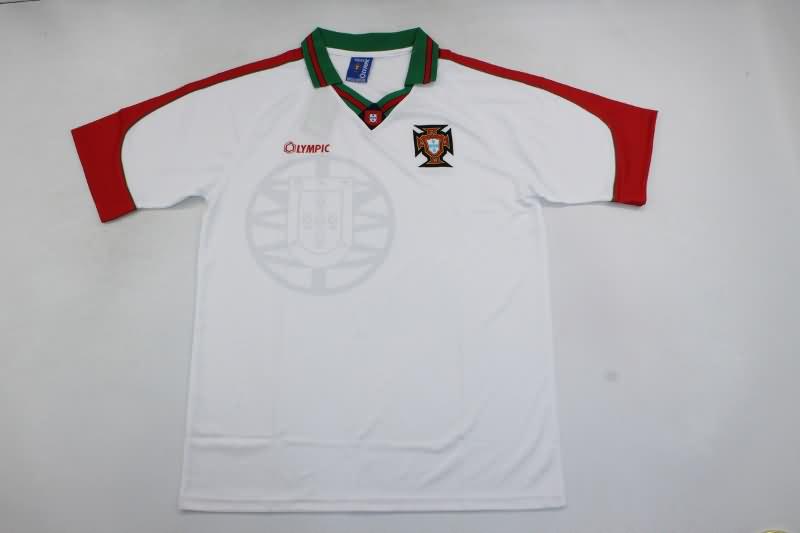Thailand Quality(AAA) 1996/97 Portugal Away Retro Soccer Jersey