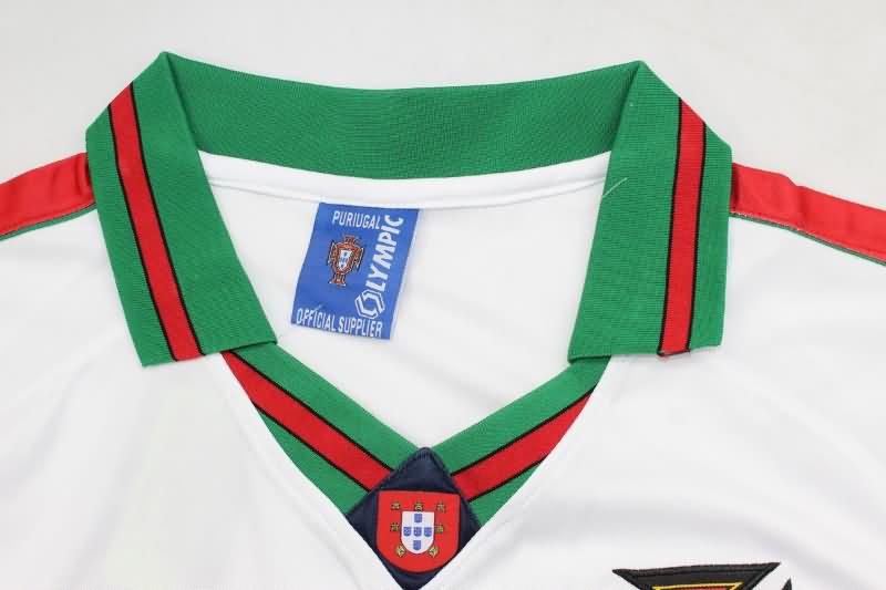 Thailand Quality(AAA) 1996/97 Portugal Away Retro Soccer Jersey