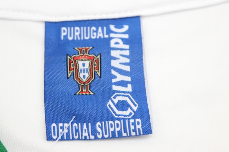 Thailand Quality(AAA) 1996/97 Portugal Away Retro Soccer Jersey