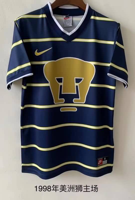 Thailand Quality(AAA) 1997/98 Pumas UNAM Away Retro Soccer Jersey