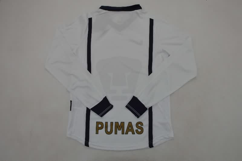 Thailand Quality(AAA) 1999/00 Pumas UNAM Home Long Sleeve Retro Soccer Jersey