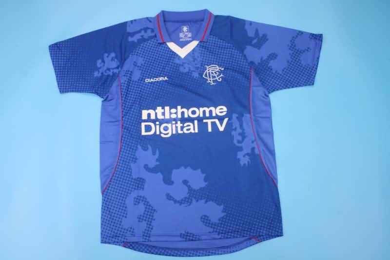 Thailand Quality(AAA) 2002/03 Rangers Home Retro Soccer Jersey