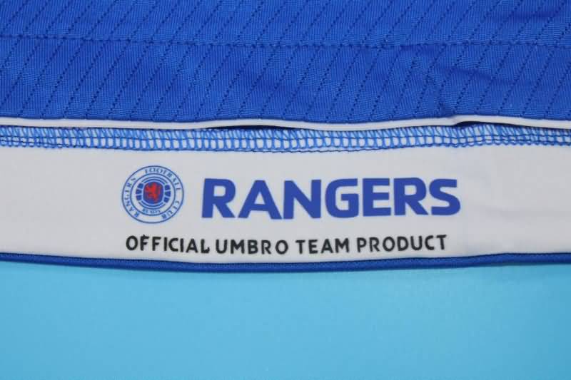 Thailand Quality(AAA) 2008/09 Rangers Home Retro Soccer Jersey