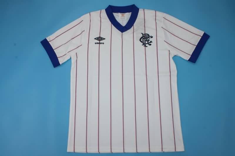 Thailand Quality(AAA) 1982/83 Rangers Away Retro Soccer Jersey