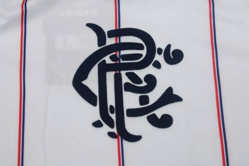 Thailand Quality(AAA) 1982/83 Rangers Away Retro Soccer Jersey