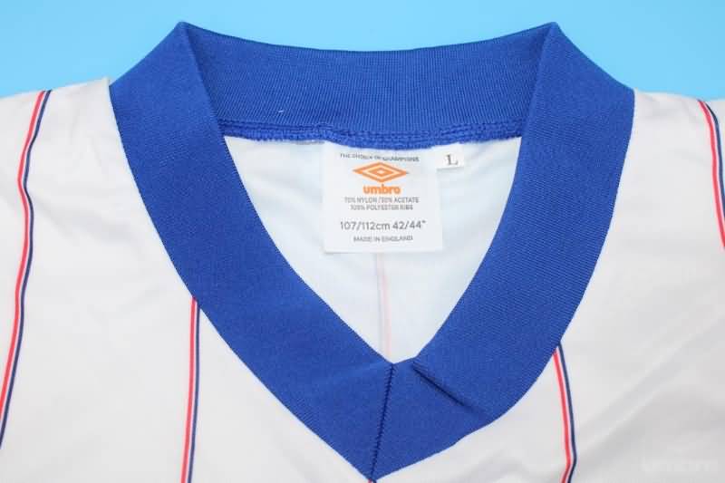 Thailand Quality(AAA) 1982/83 Rangers Away Retro Soccer Jersey