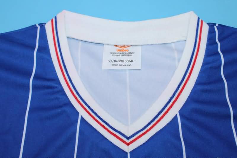 Thailand Quality(AAA) 1982/83 Rangers Home Retro Soccer Jersey