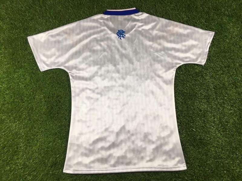 Thailand Quality(AAA) 1990/92 Rangers Away Retro Soccer Jersey