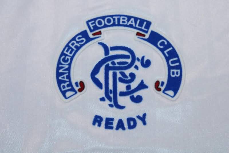 Thailand Quality(AAA) 1992/93 Rangers Retro Away Soccer Jersey