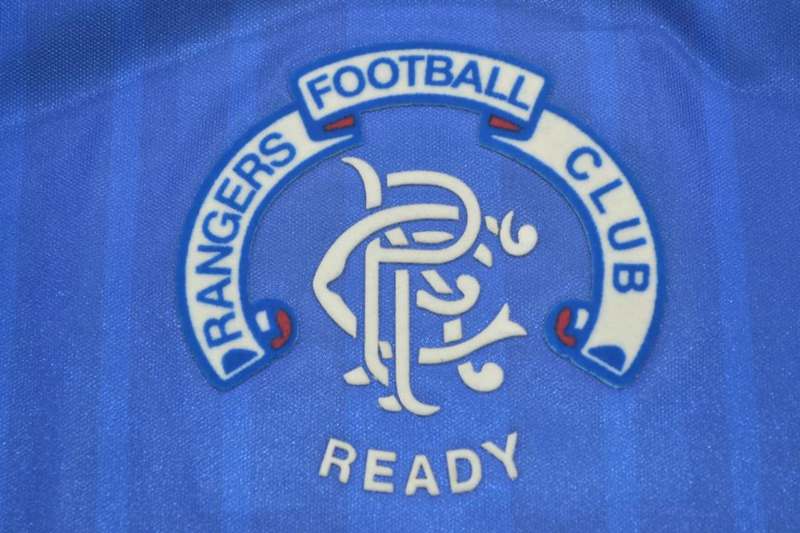 Thailand Quality(AAA) 1992/94 Rangers Home Retro Soccer Jersey