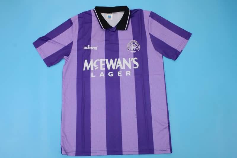 Thailand Quality(AAA) 1994/95 Rangers Third Retro Soccer Jersey