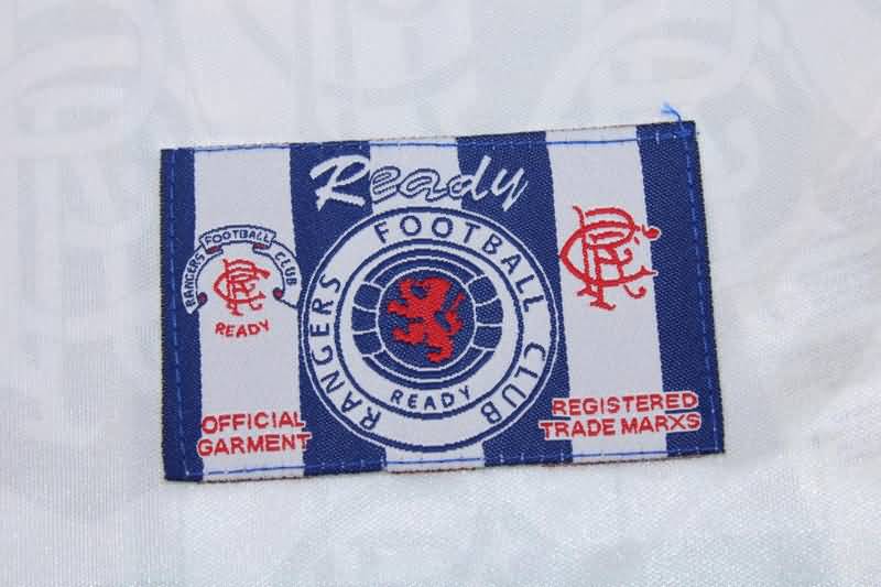 Thailand Quality(AAA) 1996/97 Rangers Away Retro Soccer Jersey