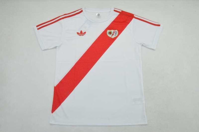 Thailand Quality(AAA) 1977/79 Rayo Vallecano Home Retro Soccer Jersey