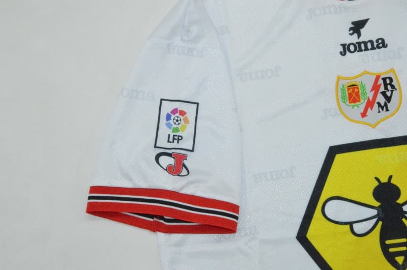 Thailand Quality(AAA) 1999/00 Rayo Vallecano Home Retro Soccer Jersey
