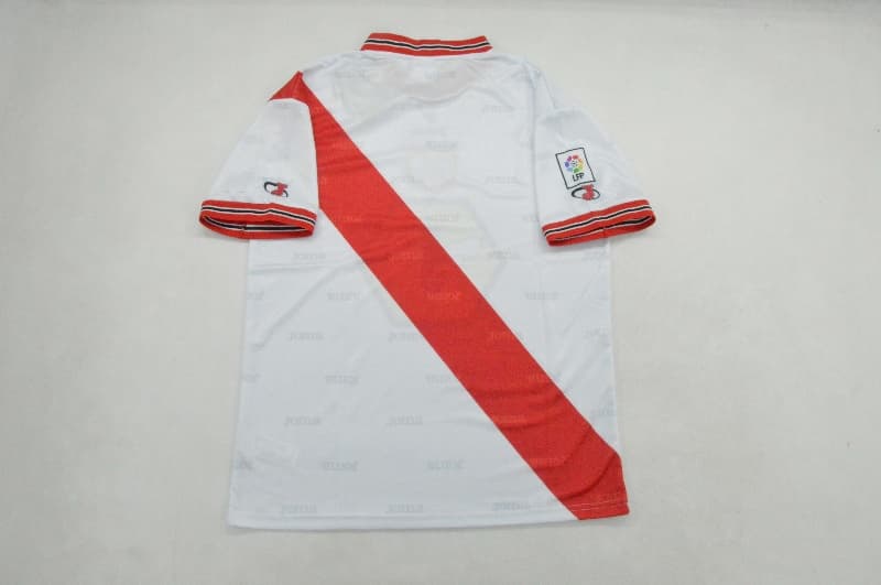 Thailand Quality(AAA) 1999/00 Rayo Vallecano Home Retro Soccer Jersey