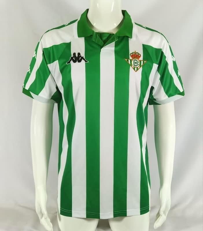 Thailand Quality(AAA) 2000/01 Real Betis Home Retro Soccer Jersey
