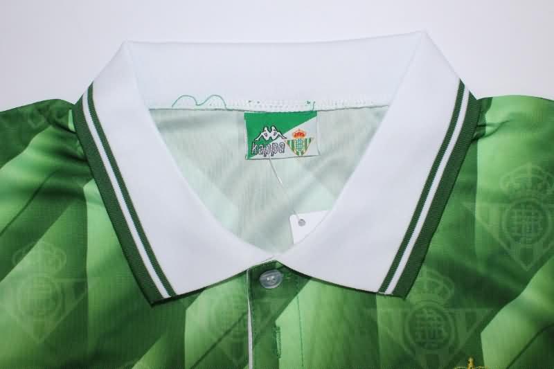 Thailand Quality(AAA) 1993/94 Real Betis Home Retro Soccer Jersey