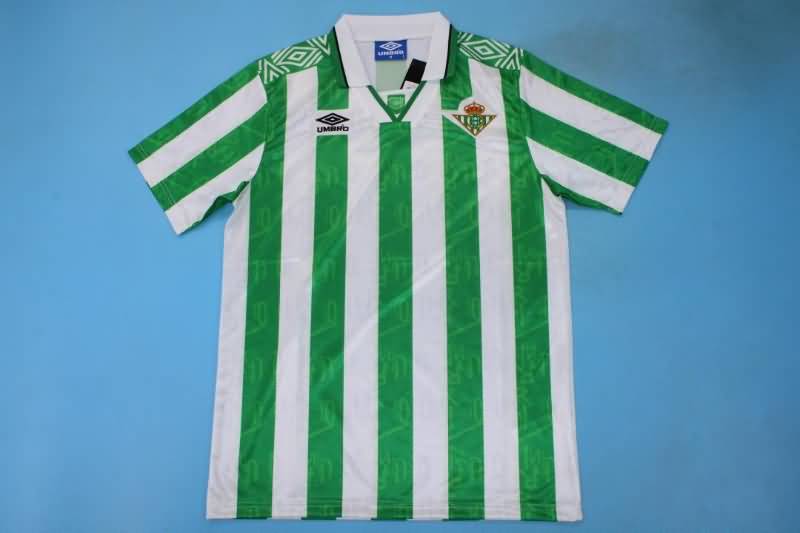 Thailand Quality(AAA) 1994/95 Real Betis Home Soccer Jersey
