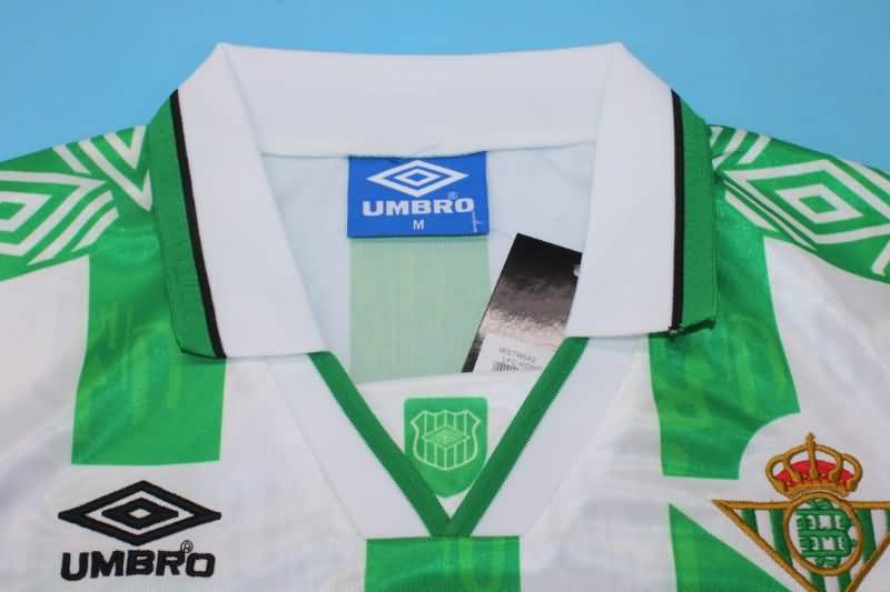 Thailand Quality(AAA) 1994/95 Real Betis Home Soccer Jersey