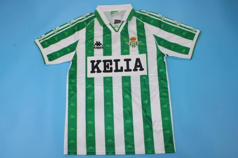 Thailand Quality(AAA) 1995/96 Real Betis Home Soccer Jersey