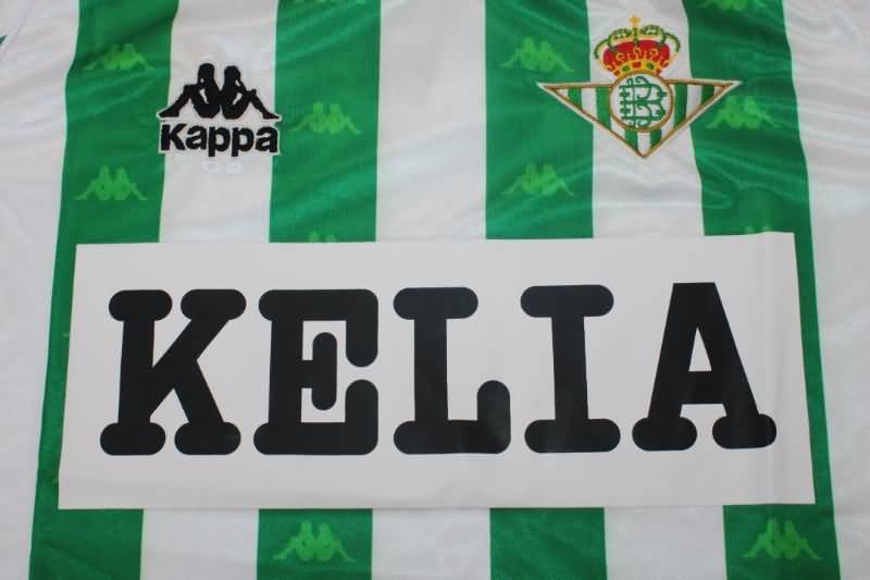 Thailand Quality(AAA) 1995/96 Real Betis Home Soccer Jersey