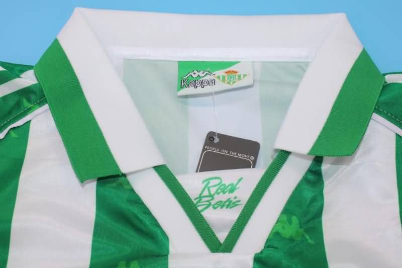 Thailand Quality(AAA) 1995/96 Real Betis Home Soccer Jersey