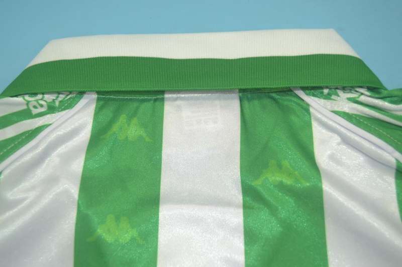 Thailand Quality(AAA) 1995/97 Real Betis Home Retro Soccer Jersey