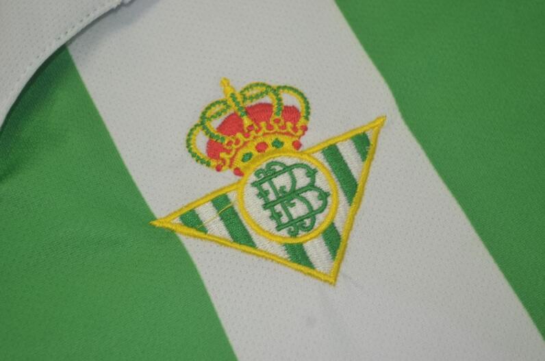 Thailand Quality(AAA) 1997/98 Real Betis Home Retro Soccer Jersey