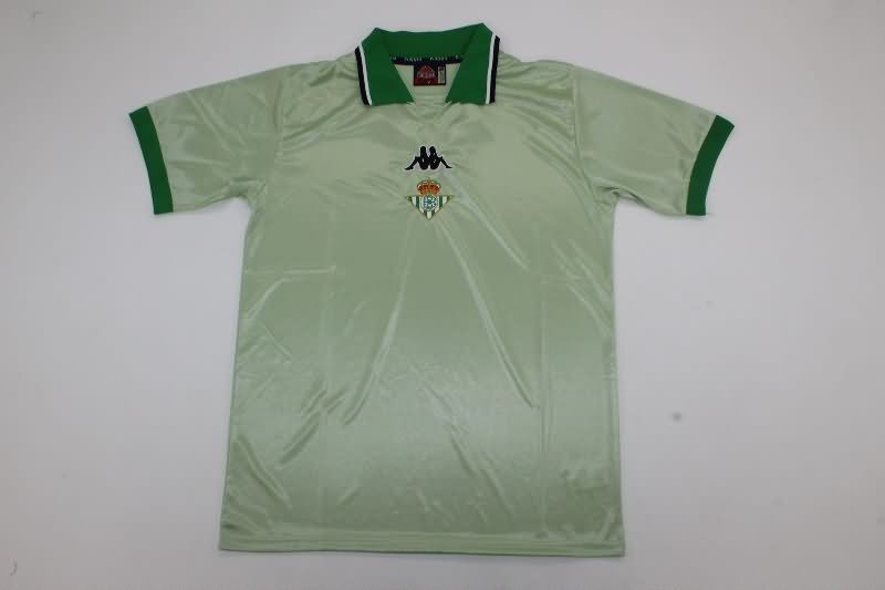Thailand Quality(AAA) 1999/00 Real Betis Away Retro Soccer Jersey