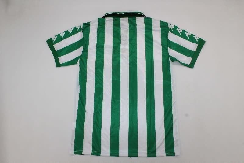 Thailand Quality(AAA) 1999/00 Real Betis Home Retro Soccer Jersey