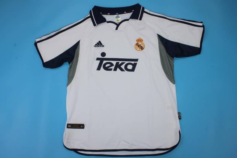 Thailand Quality(AAA) 2000/01 Real Madrid Home Retro Soccer Jersey