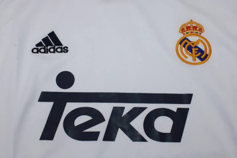 Thailand Quality(AAA) 2000/01 Real Madrid Home Retro Soccer Jersey