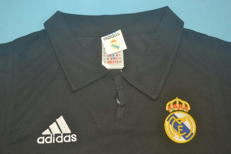 Thailand Quality(AAA) 2001/02 Real Madrid Away Retro Soccer Jersey