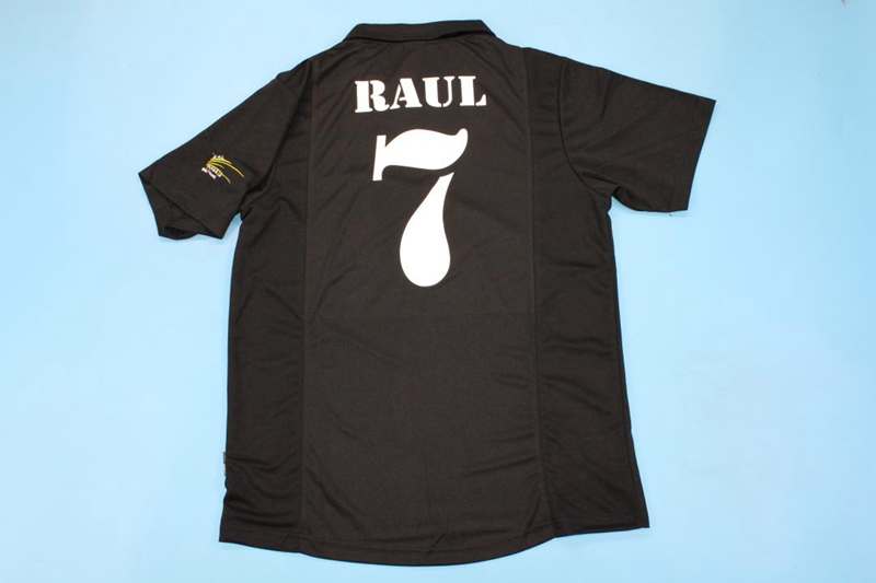 Thailand Quality(AAA) 2001/02 Real Madrid Away Retro Soccer Jersey